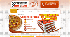 Desktop Screenshot of checkerspizzakabab.com