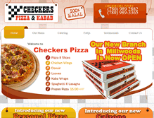 Tablet Screenshot of checkerspizzakabab.com